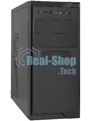 Компьютерный корпус Minitower ExeGate MA-372UX-UNS400 (mATX, БП UNS400 с вент. 12см, 2хUSB+2хUSB3.0, аудио, черный)