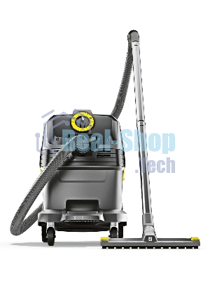 Строительный пылесос Karcher NT 30/1 Tact L серый, 1380 Вт, уборка сухая/сбор воды, пылесборник мешок/контейнер, 30 л