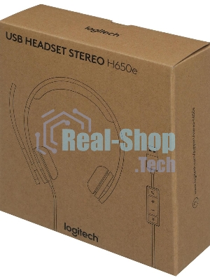Гарнитура Logitech H650e чёрный, проводная, USB