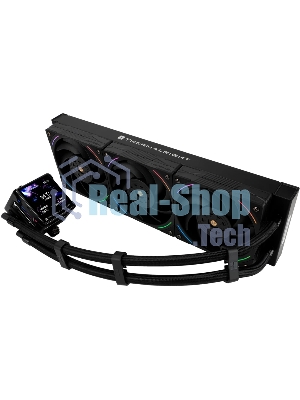 Система жидкостного охлаждения Thermalright Elite Vision 360 ARGB Soc-AM5/AM4/1200/1700/1851 черный 4-pin 27.7dB Al LCD Ret (E-VISION-360-BL-ARGB)