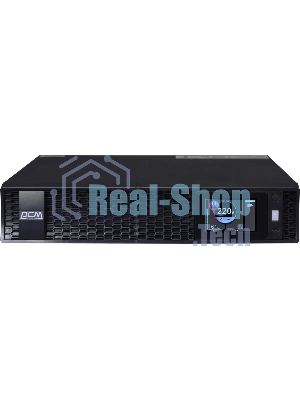 Источник бесперебойного питания Powercom Next, On-Line, 1500VA/1500W, Rack/Tower, 8*IEC320-C13, LCD, Serial+USB, SmartSlot, подкл. доп. Бат.