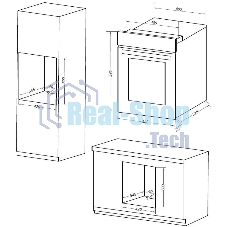 Шкаф духовой электрический Maunfeld EOEC516S, встраиваемый