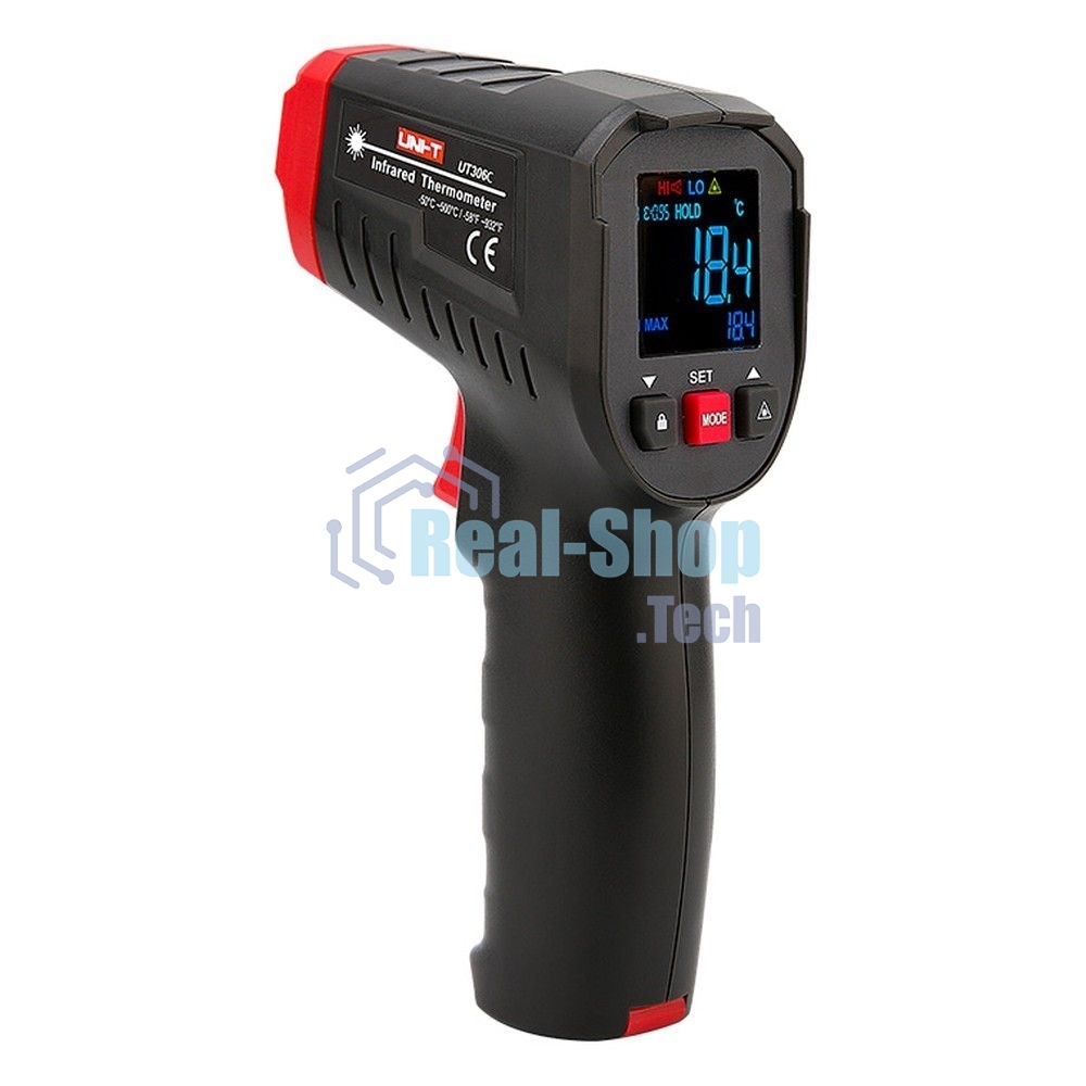 Инфракрасный термометр UT306C, -50C ~ 500C