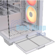 Корпус Corsair iCUE Link 3500X LX-R RGB White, Midi-Tower, белый, 3 x 120 мм