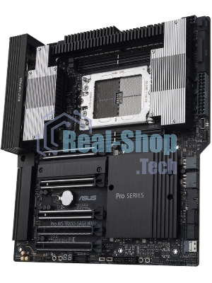 Материнская плата ASUS Pro WS TRX50-SAGE WIFI, sTR5, AMD TRX50, 4xDDR5, 4xSATA, 3xM.2, 1xSlimSAS, 1xPCI-E 5.0 x8, 1xPCI-E 4.0 x16, 1xPCI-E 4.0 x4, 2x 10Gb LAN, 2xUSB-A 2.0, 6xUSB-A 3.2 Gen 2, 1xUSB-C 3.2 Gen 2x2, 2x3.5 мм, 5.1, E-ATX