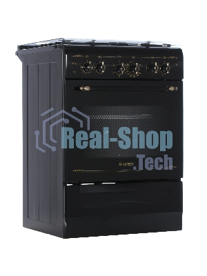 Плита газовая Gefest ПГ 6100-02 0183 черный, конфорок 4 шт, духовка 52 л, 60 см x 85 см x 60 см