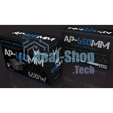 Блок питания Aerocool/Formula ATX 650W AP-650ММ 80 PLUS WHITE (20+4pin) APFC 120мм fan 6xSATA RTL