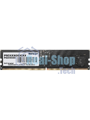 Оперативная память Patriot Signature, DDR5, 32GB (1x32 GB), 5600 MHz, CL46, DIMM