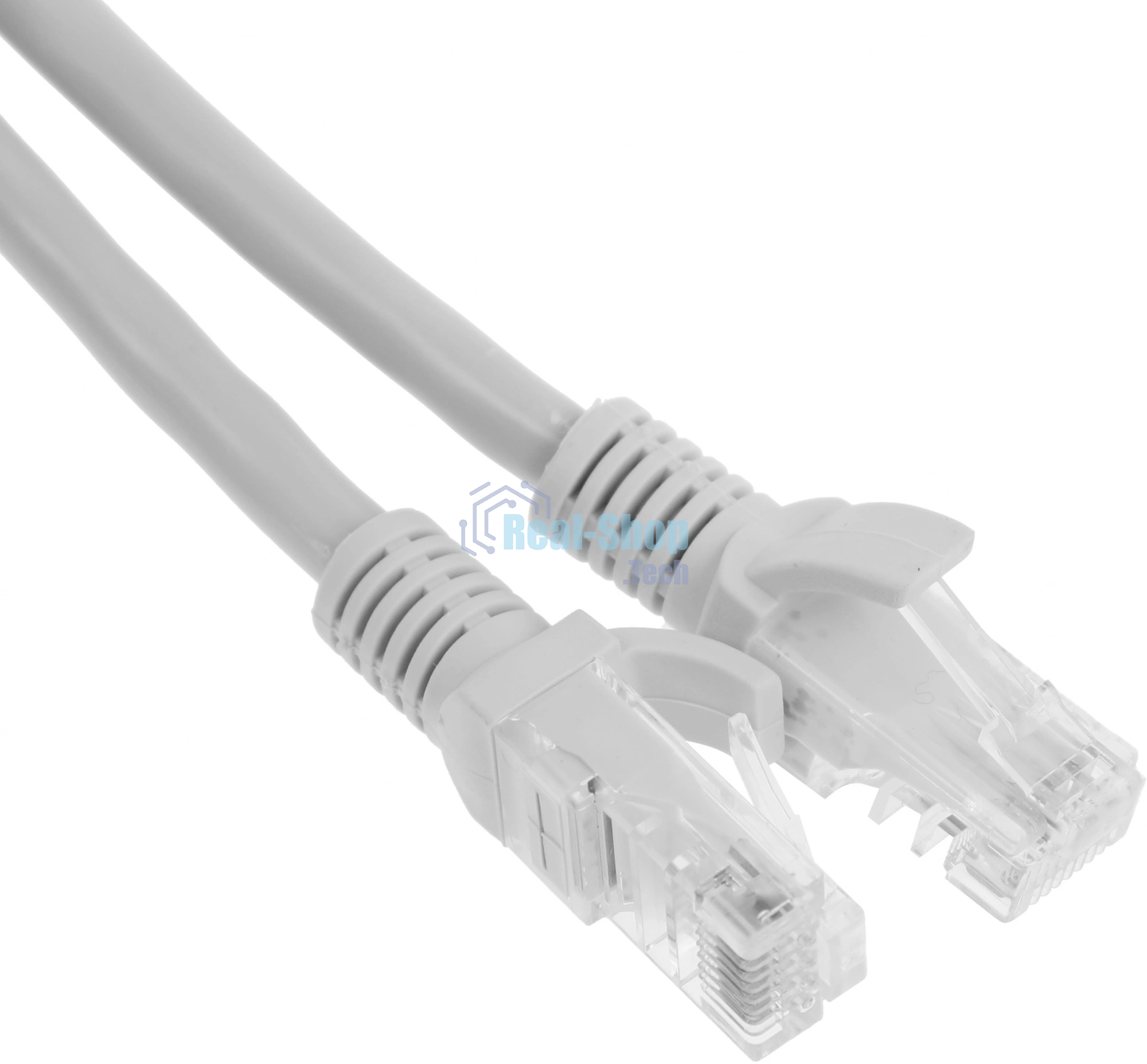 Патч-корд Premier PP6U-3M 10000Гбит/с UTP 4 пары cat.6 CCA molded 3м серый RJ-45 (m)-RJ-45 (m)