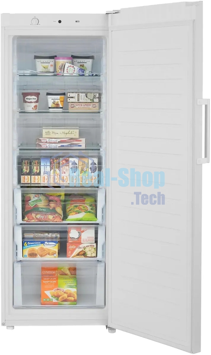 Морозильная камера Haier HF-300WG белый, 290л, 7 ящиков
