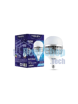 Лампа светодиодная TOKOV ELECTRIC 80Вт HP 6500К Е40/Е27 176-264В