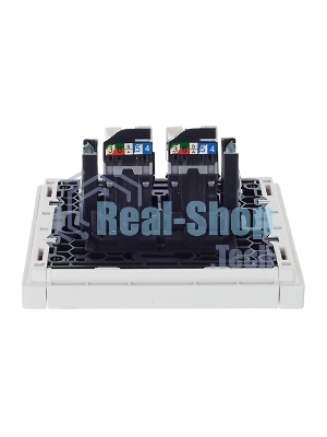 Розетка компьютерная 2-ая RJ45 кат.5E IEK FORTE&PIANO FP233 белый