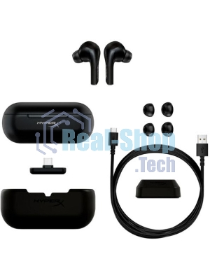 Гарнитура HyperX Cloud Mix Buds чёрный, беспроводная, радиоканал, совместимость с PS5