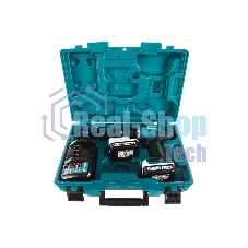 Дрель-шуруповерт Makita DF347DWE Дрель ак, 14.4В,2х1.5Ач Li-ion,БЗП-10мм,0-400\0-1400об\м,30\15Нм,1.4кг,чем,G-серия
