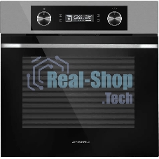 Шкаф духовой электрический Maunfeld AEOH60102S, 60л, дверца с 3 стеклами, нержавеющая сталь