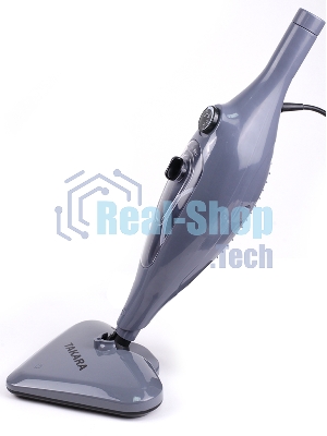 Паровая швабра TAKARA SM-305 серая, 2 в 1, 1700 Вт, 33 г/мин, 450 мл