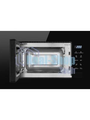 Микроволновая печь встраиваемая Weissgauff HMT-206 Compact Grill черный, 20 л, 700 Вт, переключатели - сенсор