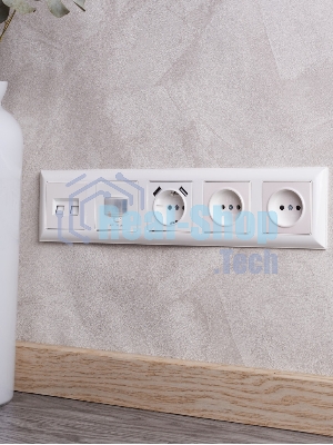 Рамка 5-местная IEK BRITE РУ-5-Бр DECOR 3D-форма белый