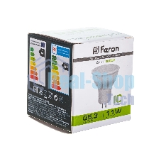 Лампа светодиодная Feron LB-760 11Вт 230В G5.3 белый