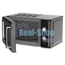 Микроволновая печь Centek CT-1553 черный, 20 л, 800 Вт, переключатели - поворотный механизм