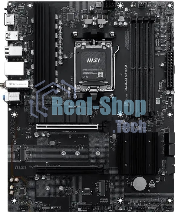 Материнская плата MSI PRO B840-S EVO WIFI6E Socket AM5 AMD B840 4xDDR5 ATX AC`97 8ch(7.1) 2.5Gg RAID+HDMI