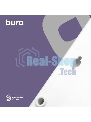 Сетевой фильтр Buro BU-SP1.8 USB 2A-W 1.8 м, 6 розеток, белый, коробка