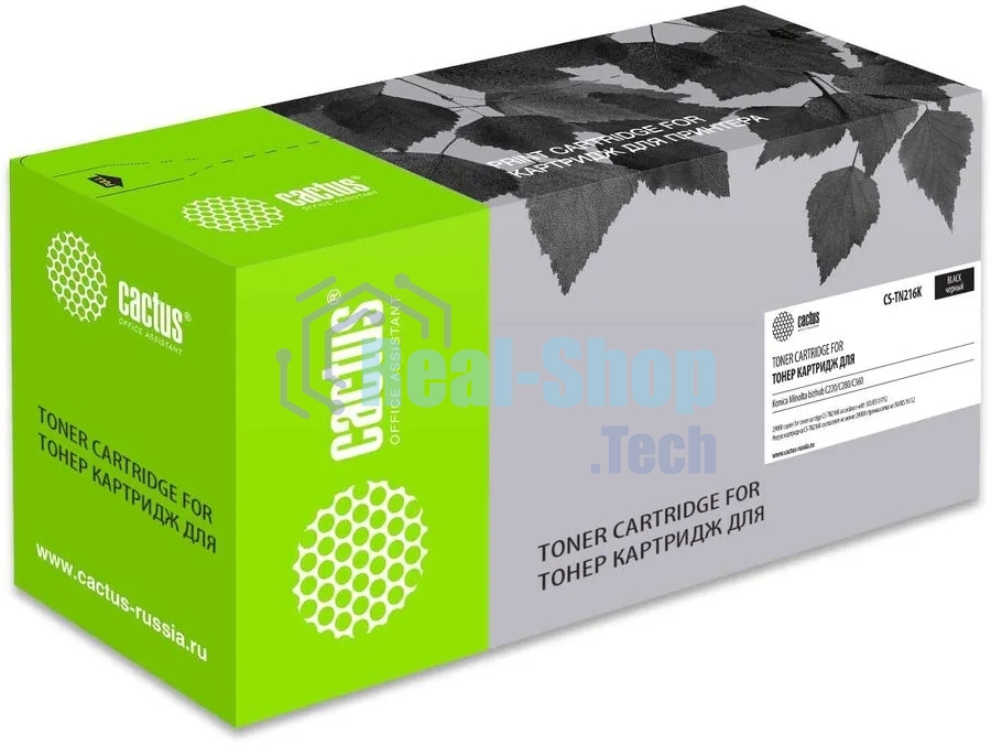 Картридж лазерный Cactus CS-TN216K черный (29000 стр.) для Konica Minolta bizhub C220/C280/C360