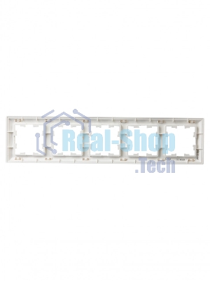 Рамка 5-местная IEK BRITE РУ-5-Бр DECOR 3D-форма белый