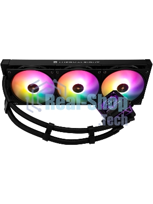 Система жидкостного охлаждения Thermalright Frozen Warframe PRO 360 ARGB Soc-AM5/AM4/1200/1700/1851 черный 4-pin 29.8dB Al LCD Ret (F-WFRAME-PRO-360-BL-ARGB)