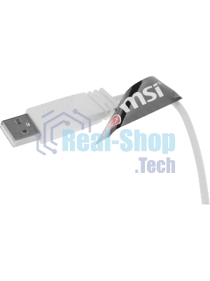 Мышь проводная MSI Clutch GM11 белый, 5000 dpi, USB, кнопки - 6