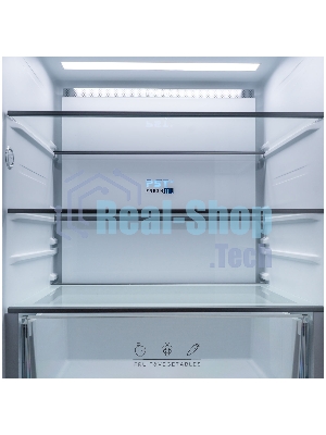 Холодильник DeLonghi DMFS 19PINF BB MATTEO белый трехкамерный 265/140л морозилка снизу, No Frost
