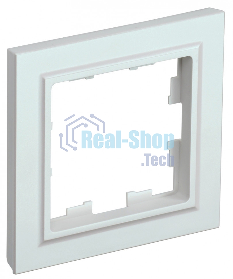 Рамка 1-местная IEK BRITE РУ-1-БрЖ жемчуг