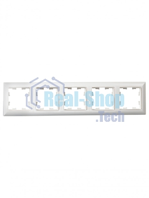 Рамка 5-местная IEK BRITE РУ-5-Бр DECOR 3D-форма белый