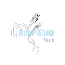 Кабель Smartbuy (iK-512-S72w) S72 Lightning белый, 2.4 А, сил., 1м