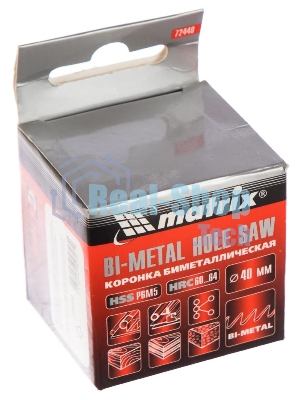 Коронка Matrix BIMETAL, 40 мм