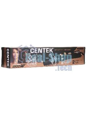 Фен-щётка Centek CT-2061 черный/золотистый, 1200 Вт, 50 мм