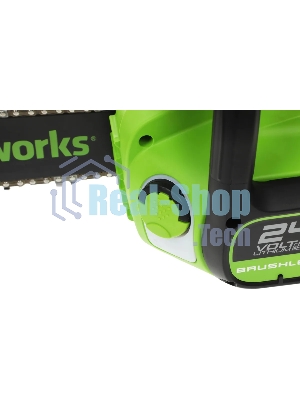 Цепная пила аккумуляторная Greenworks GD24CS30, 24V, 30 см, бесщеточная, без АКБ и ЗУ [2007007]