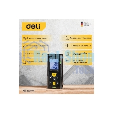 Лазерный дальномер Deli DL4170 (Диапазон измерения 0,05~80м, точность измерения: ±3мм)