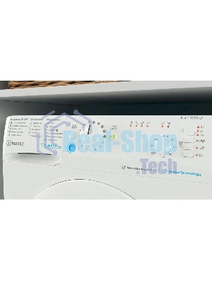 Стиральная машина Indesit BWSB 61051 WWV белый, загрузка фронтальная 6 кг, 1000 об/мин., класс: А