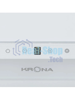 Вытяжка наклонная Krona Irma A 900 White S белый/серебристый, 89.5 см, 1300 куб. м/ч, 65 дБ