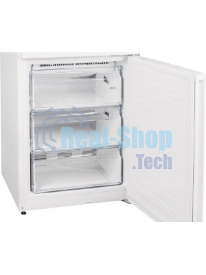 Холодильник Weissgauff CBN2WB1W2 INVERTER белый двухкамерный 280/108л морозилка снизу, No Frost