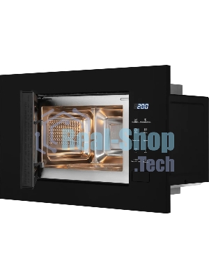 Микроволновая печь встраиваемая Weissgauff HMT-206 Compact Grill черный, 20 л, 700 Вт, переключатели - сенсор
