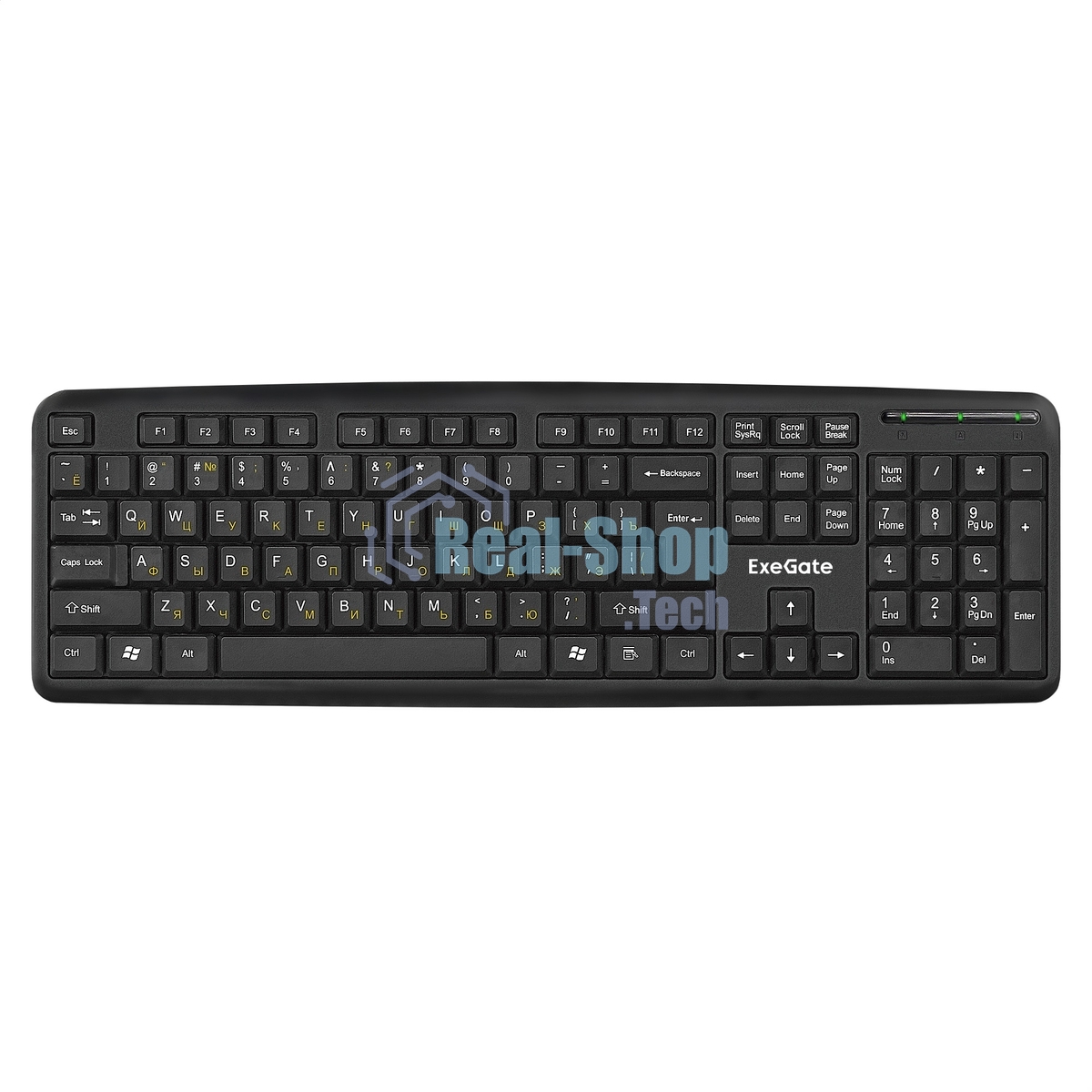 Клавиатура ExeGate Professional Standard LY-331S проводная, USB Type-A, чёрный