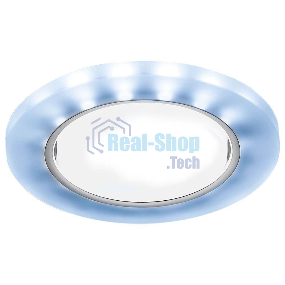 Встраиваемый точечный светильник G214 CL/CH/CLD хром/прозрачный GX53+3W(LED COLD)