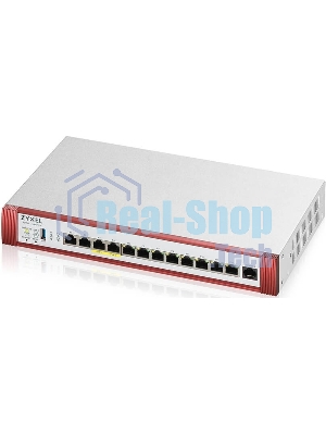 Межсетевой экран Zyxel USG FLEX 500H с подпиской Gold на 1 год (AS, AV, CF, IDP/DPI, Sandboxing, SecuReporter), Rack, 2xRJ-45: 1/2.5G (LAN/WAN), 2xRJ-45: 1/2.5G PoE+ (LAN/WAN), 8xRJ-45: 1G (LAN/WAN),