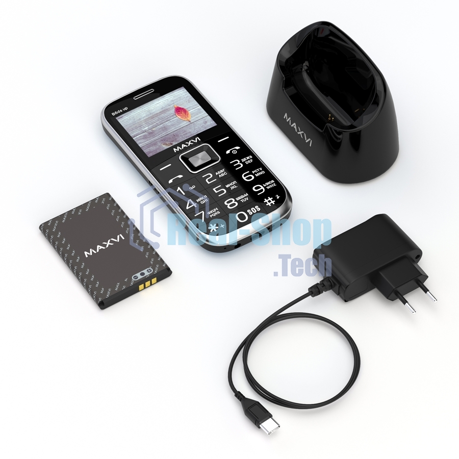 Мобильный телефон Maxvi B6ds up черный