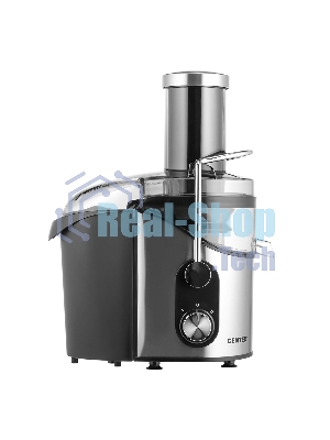 Соковыжималка Centek CT-1212 стальной/чёрный, центробежная, 1200 Вт, 1100 мл, механическое