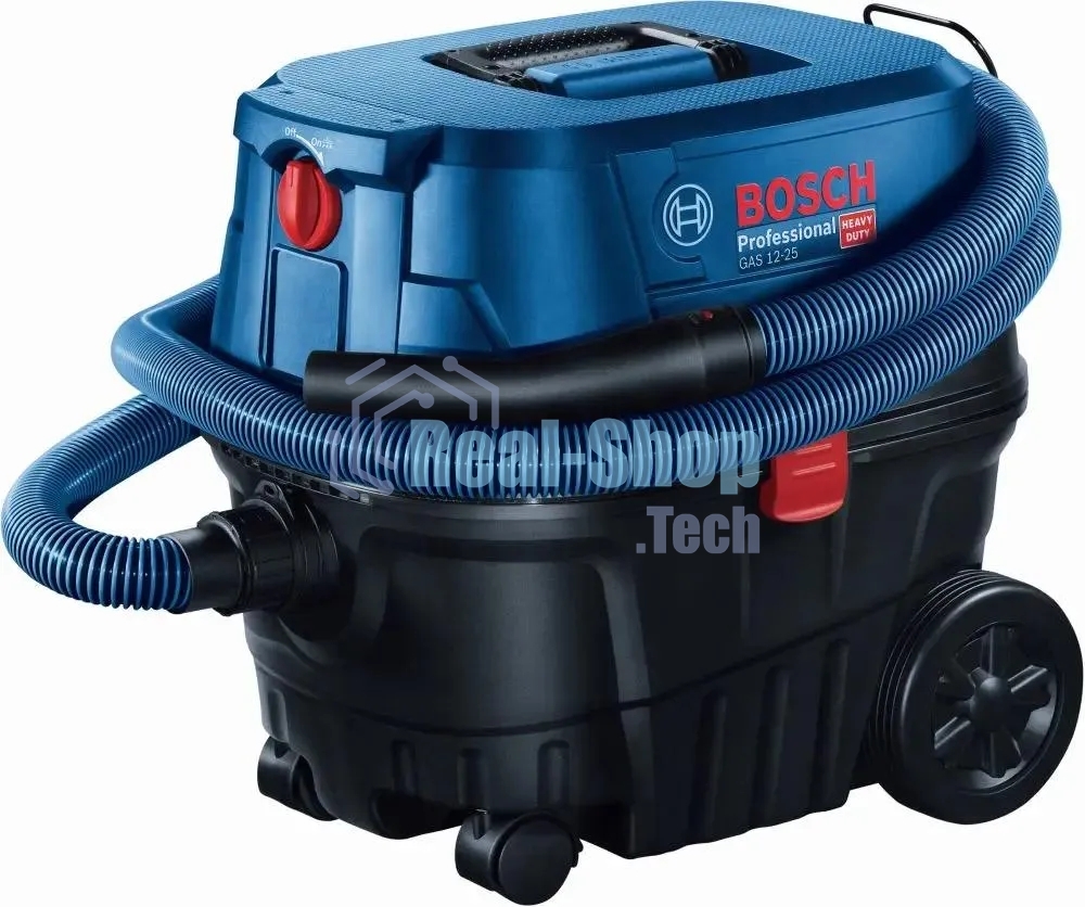 Строительный пылесос Bosch GAS 12-25 PL (060197C100) сух/влаж, 25 л, 1250 Вт, L, 65 л/с
