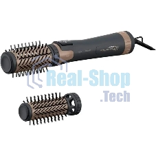 Фен-щётка Rowenta CF9528F0 черный/коричневый, 1000 Вт, ионизация, 40/50 мм