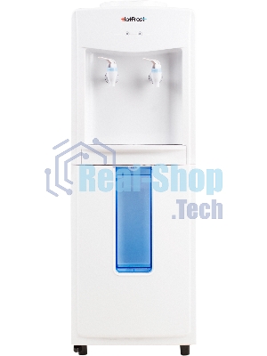 Кулер для воды Hotfrost V118R, верхняя загрузка, без нагрева, без охлаждения, белый